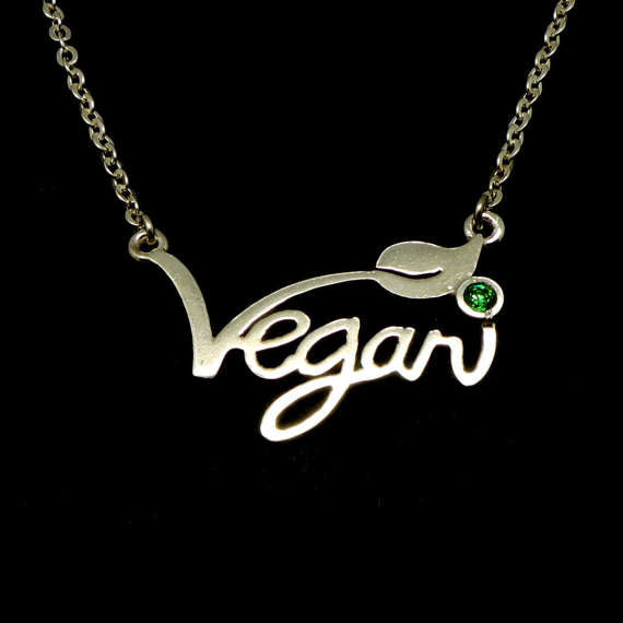 Stainless Steel Vegan Necklace