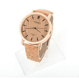 Quartz Wooden Strap Watch With Two Styles