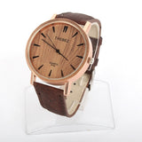 Quartz Wooden Strap Watch With Two Styles