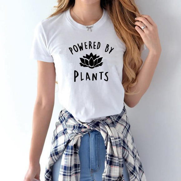 POWERED BY PLANTS  T Shirt
