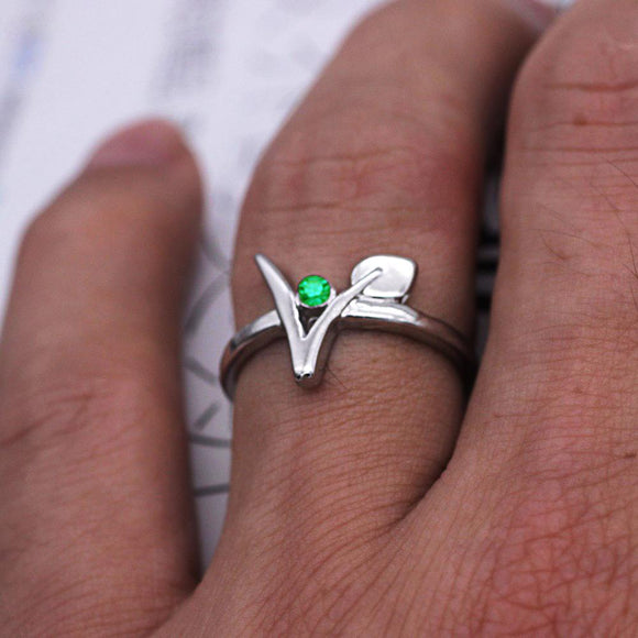 Vegan Green Stone Ring